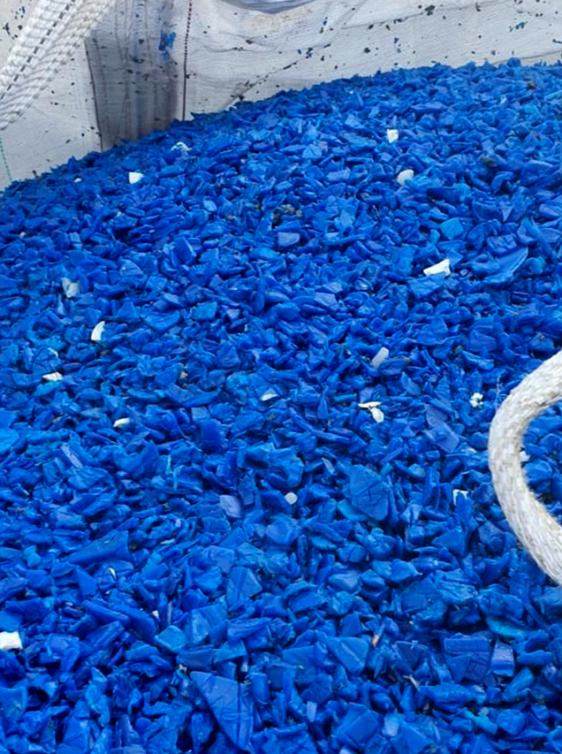 HDPE recycled material